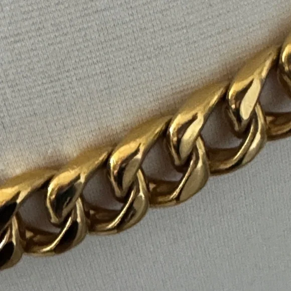 Coco Chanel Gold Double Chain Belt w/ Perfume Bottle (Vintage) Rare Item 36” - Picture 8 of 11